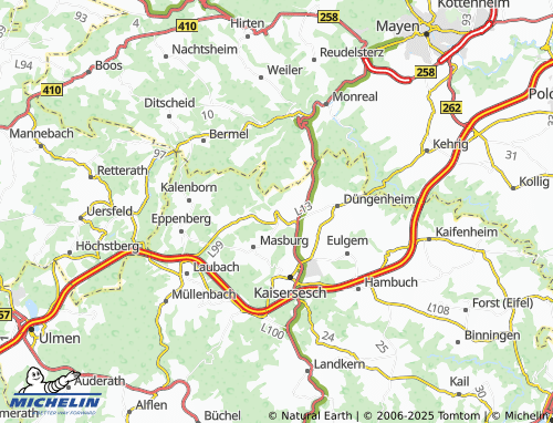 MICHELIN Urmersbach map - ViaMichelin