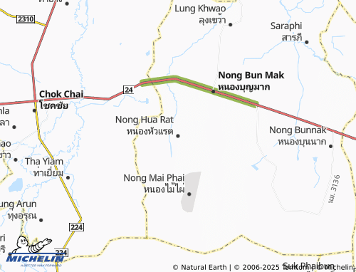 Mappa MICHELIN Nong Hua Rat - ViaMichelin