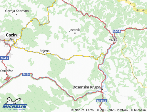 Mappa MICHELIN Pištaline - ViaMichelin