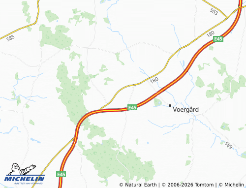 Mapa MICHELIN Flauenskjold - ViaMichelin