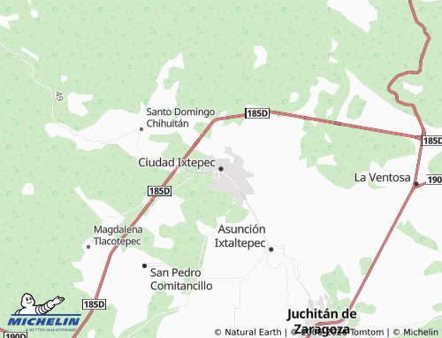 MICHELIN-Landkarte Ciudad Ixtepec - ViaMichelin