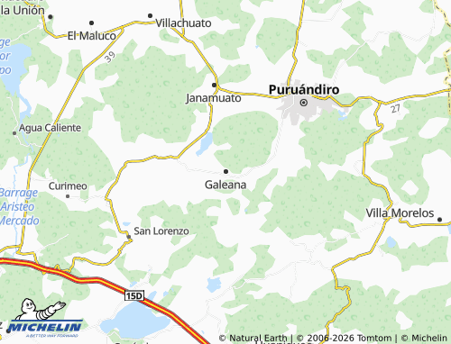 Mapa MICHELIN Galeana - ViaMichelin