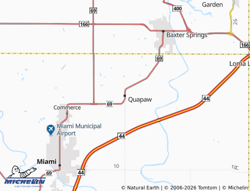 Carte MICHELIN Quapaw - ViaMichelin