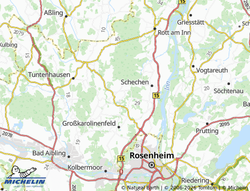 MICHELIN Rott map - ViaMichelin