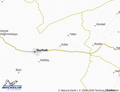 MICHELIN Kullar map - ViaMichelin