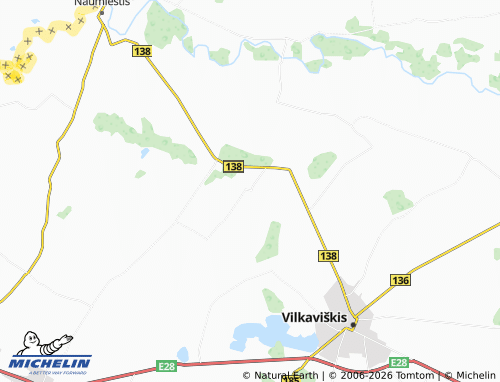Mapa MICHELIN Klausučiai - ViaMichelin