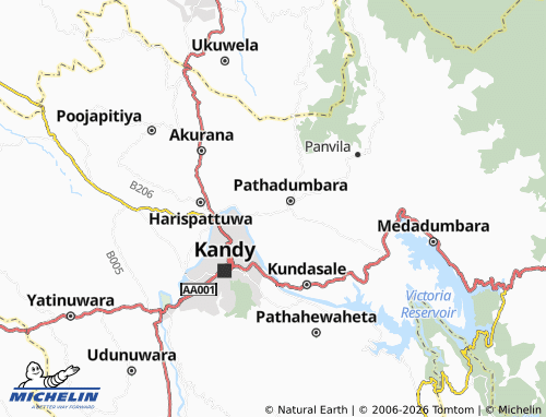 Mappa MICHELIN Gabadagama South - ViaMichelin