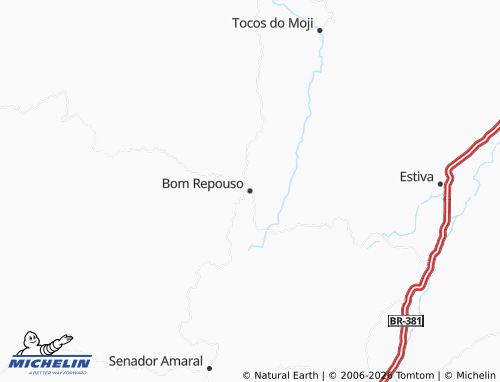 Mappa MICHELIN Bom Repouso - ViaMichelin