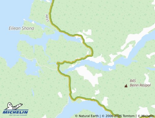 Carte MICHELIN Dalnabreck - ViaMichelin