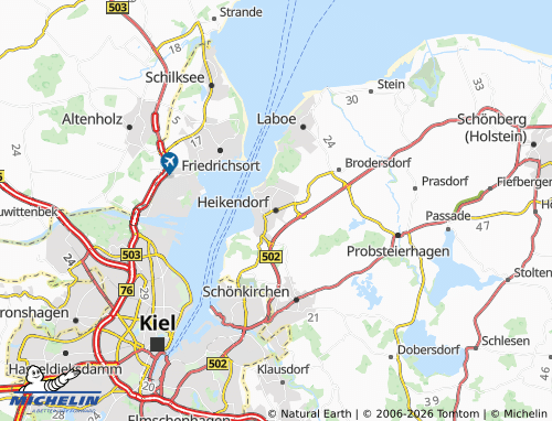 MICHELIN Heikendorf map - ViaMichelin