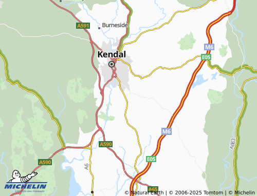 MICHELIN Oxenholme map - ViaMichelin
