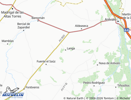 MICHELIN Langa map - ViaMichelin