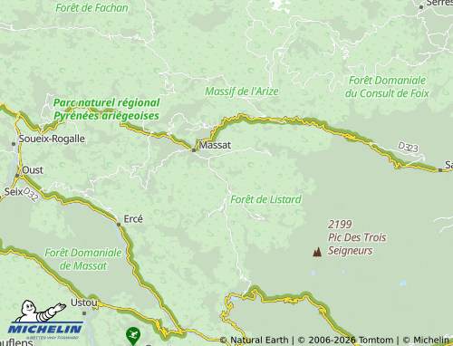 MICHELIN Peyregude map - ViaMichelin