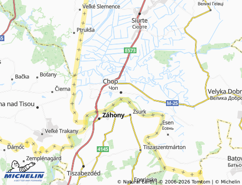 MICHELIN Chop map - ViaMichelin