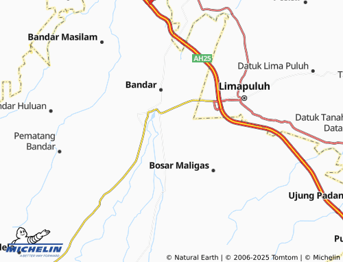 MICHELIN Sei Mangkei map - ViaMichelin