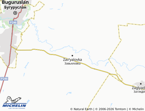 MICHELIN-Landkarte Zav'yalovka - ViaMichelin