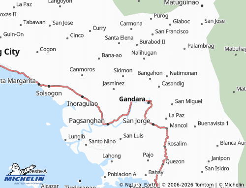 Mappa MICHELIN Samoyao - ViaMichelin