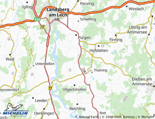 MICHELIN-Landkarte Streicherhof - ViaMichelin