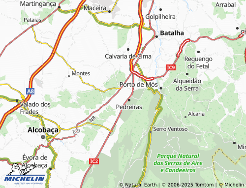 MICHELIN-Landkarte Casal da Luísa - ViaMichelin