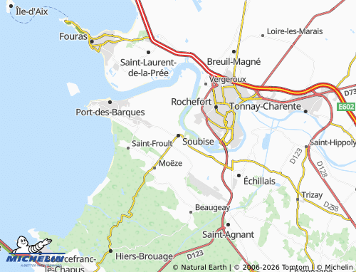 Mapa MICHELIN Soubise - ViaMichelin
