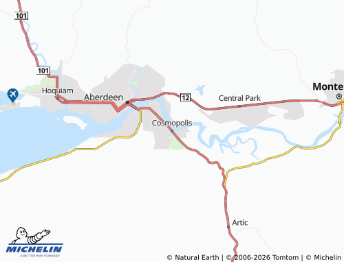 Carte MICHELIN Cosmopolis - ViaMichelin