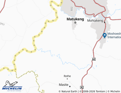 MICHELIN Letlapeng map - ViaMichelin