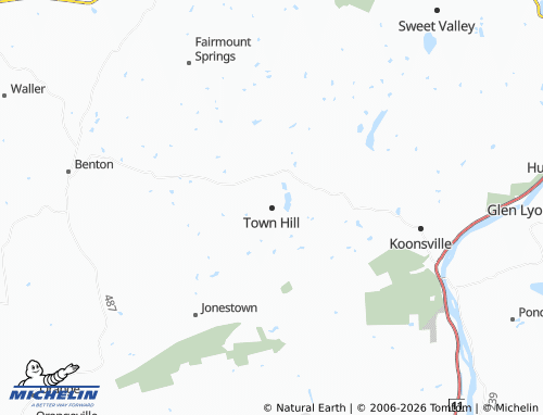 Mappa MICHELIN Town Hill - ViaMichelin
