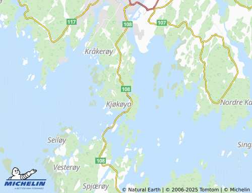 MICHELIN-Landkarte Trolldalen - ViaMichelin