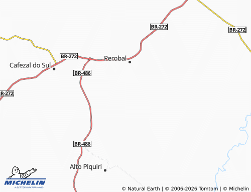Mapa MICHELIN Saltinho do Oeste - ViaMichelin