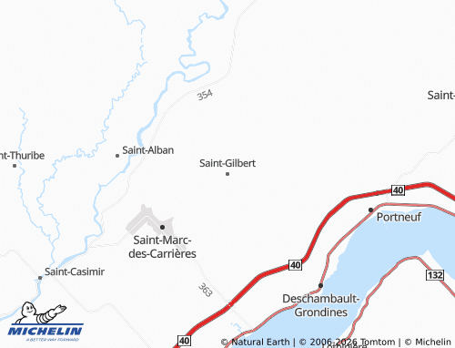 Carte MICHELIN Saint-Gilbert - ViaMichelin