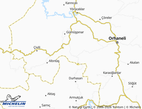 MICHELIN İkizoluk map - ViaMichelin