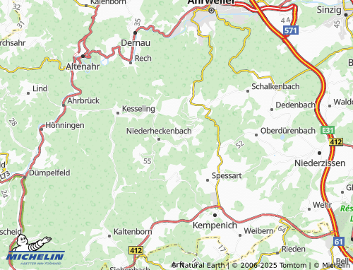 MICHELIN-Landkarte Beilstein - ViaMichelin
