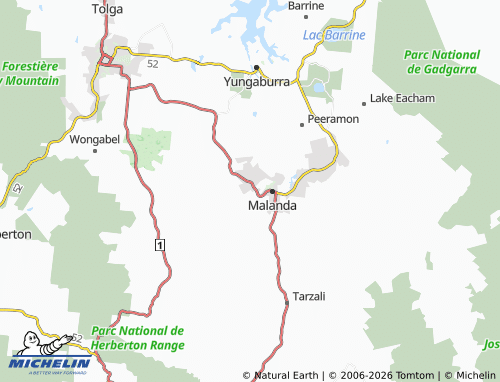 Kaart MICHELIN Upper Barron - ViaMichelin