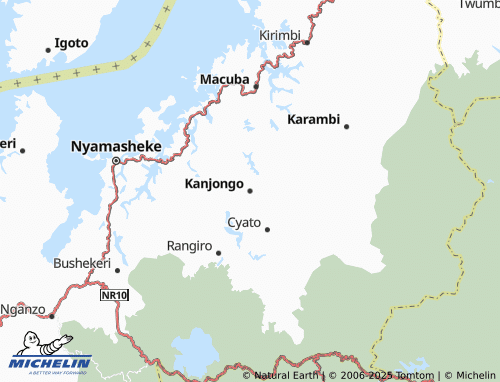 MICHELIN Kanjongo map - ViaMichelin