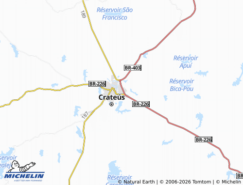 Mapa MICHELIN Venâncio Bairro de Crateús - ViaMichelin