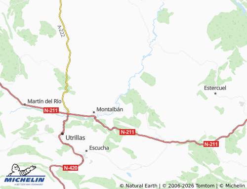 MICHELIN Peñarroyas map - ViaMichelin