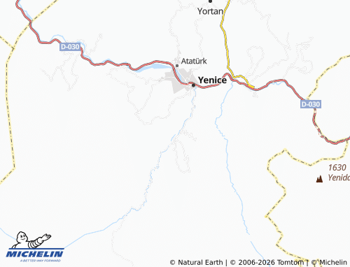MICHELIN-Landkarte Güney - ViaMichelin