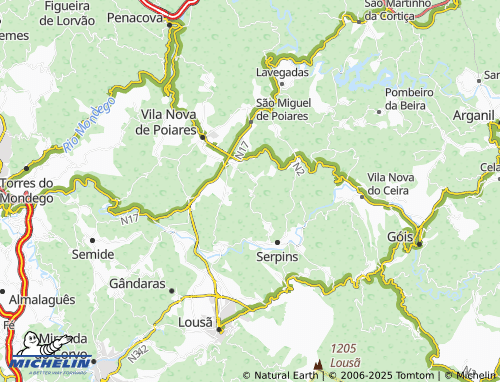 MICHELIN-Landkarte Forcado - ViaMichelin