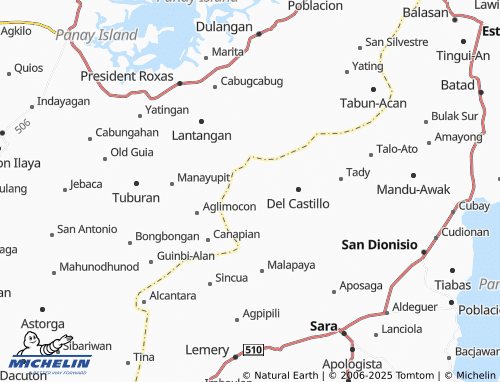 MICHELIN Latawan map - ViaMichelin