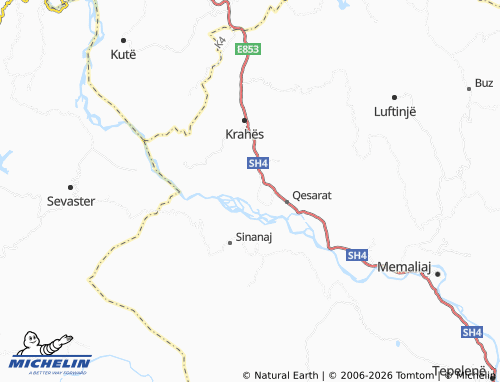 Mappa MICHELIN Anëvjosë - ViaMichelin