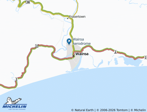 MICHELIN-Landkarte Wairoa - ViaMichelin