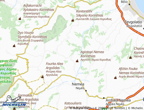 MICHELIN Dafni map - ViaMichelin