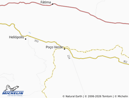 Mappa MICHELIN Poço Verde - ViaMichelin
