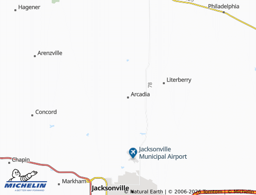 Mappa MICHELIN Arcadia - ViaMichelin