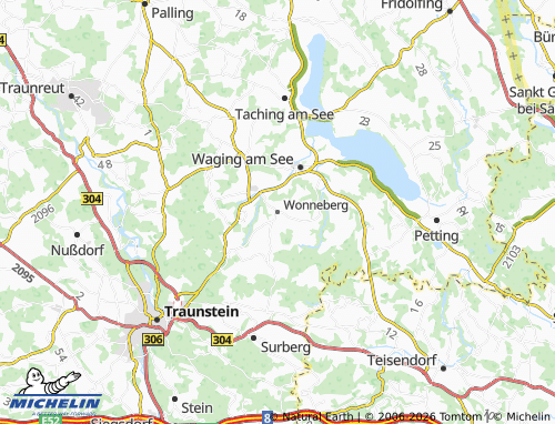 MICHELIN Wonneberg map - ViaMichelin