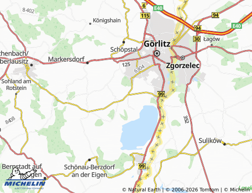 Carte MICHELIN Kunnerwitz - ViaMichelin