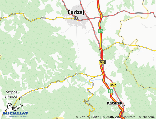 Carte MICHELIN Gaçkë - ViaMichelin