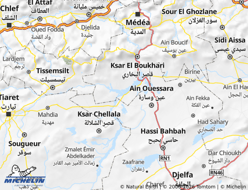 Carte MICHELIN Chahbounia - ViaMichelin