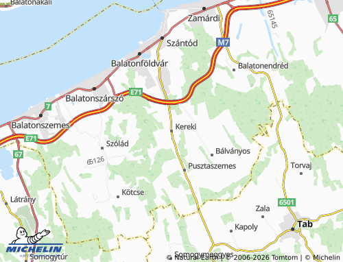 MICHELIN-Landkarte Kereki - ViaMichelin