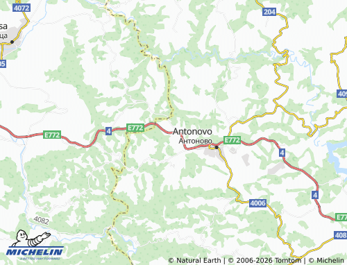 MICHELIN Moravitsa map - ViaMichelin